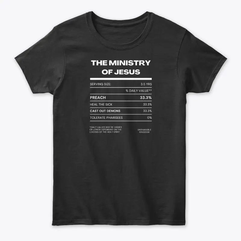 THE MINISTRY OF JESUS