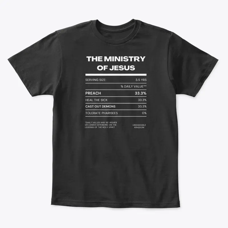 THE MINISTRY OF JESUS