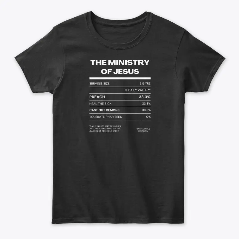 THE MINISTRY OF JESUS