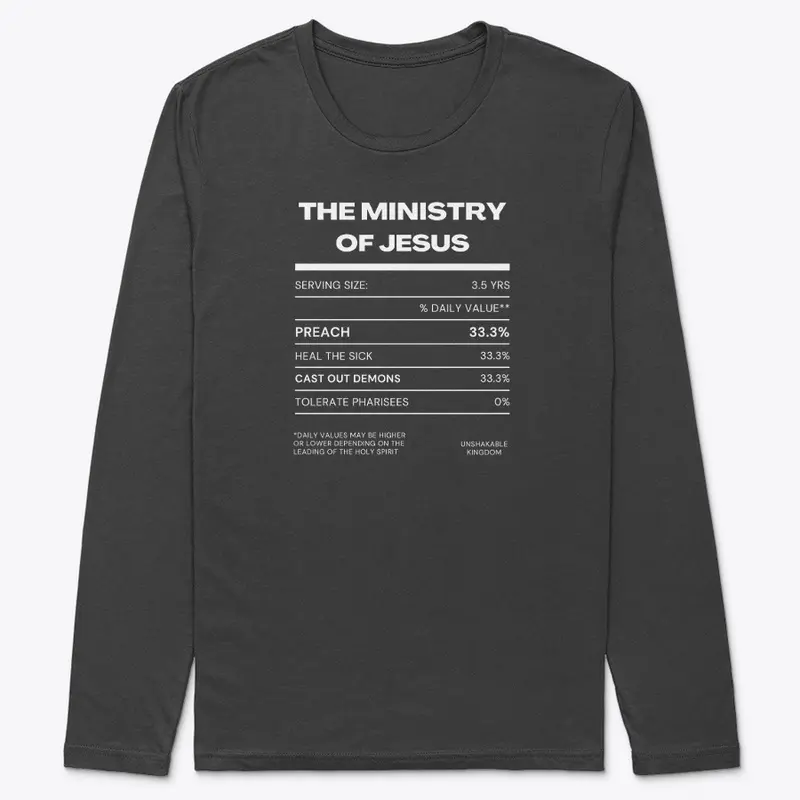 THE MINISTRY OF JESUS